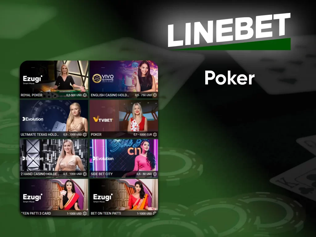 Linebet Poker Variations